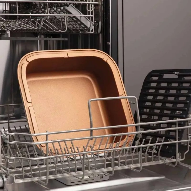 Friteuza cu aer cald Russell Hobbs SatisFry 26520-56, 1750 W, 5,5 L, 7 functii de gatit, Negru