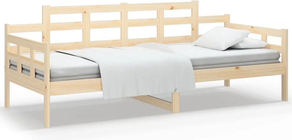 vidaXL Pat de zi, 90x200 cm, lemn masiv de pin