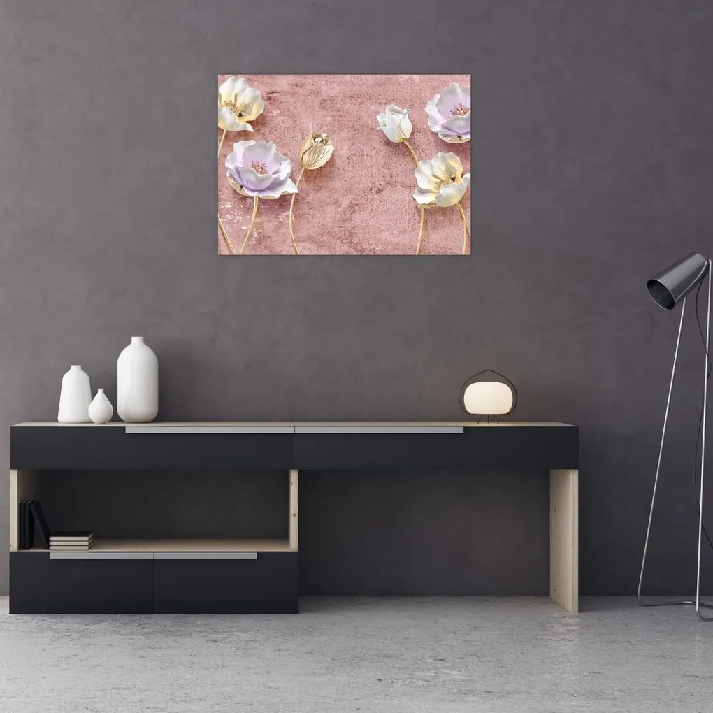 Tablou cu flori (70x50 cm)