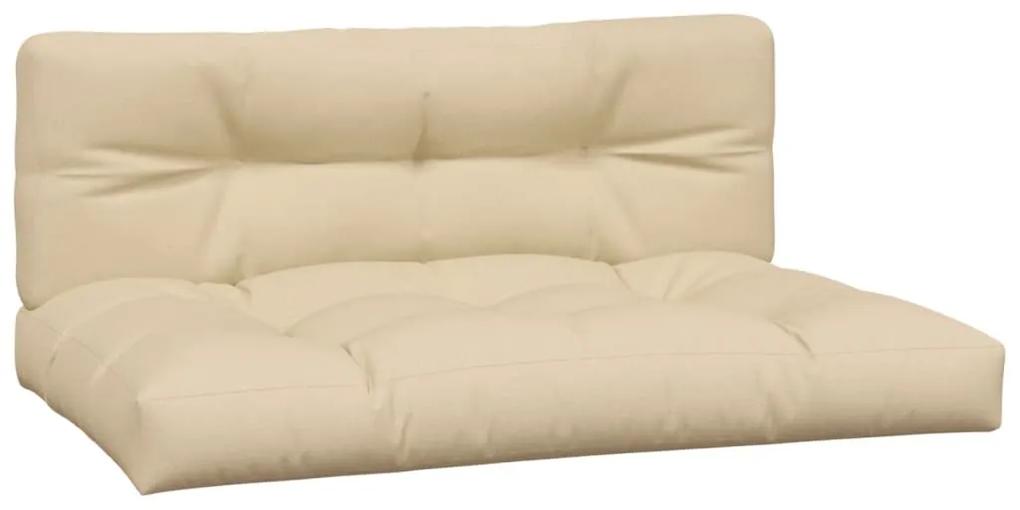Perne pentru canapea din paleti, 2 buc., bej 2, Bej, 120 x 80 x 10 cm