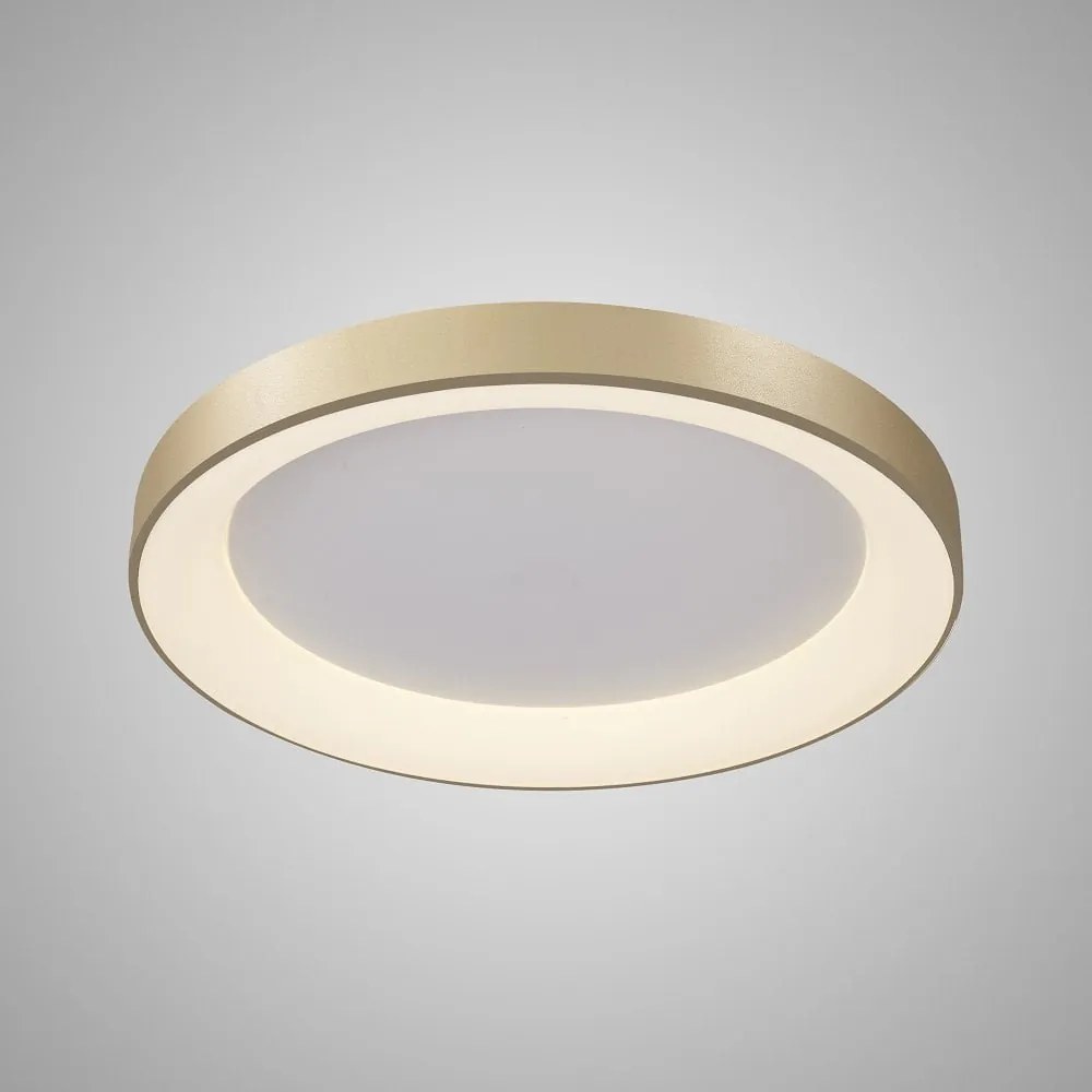 Plafoniera LED inteligenta design circular NISEKO II Gold 50cm