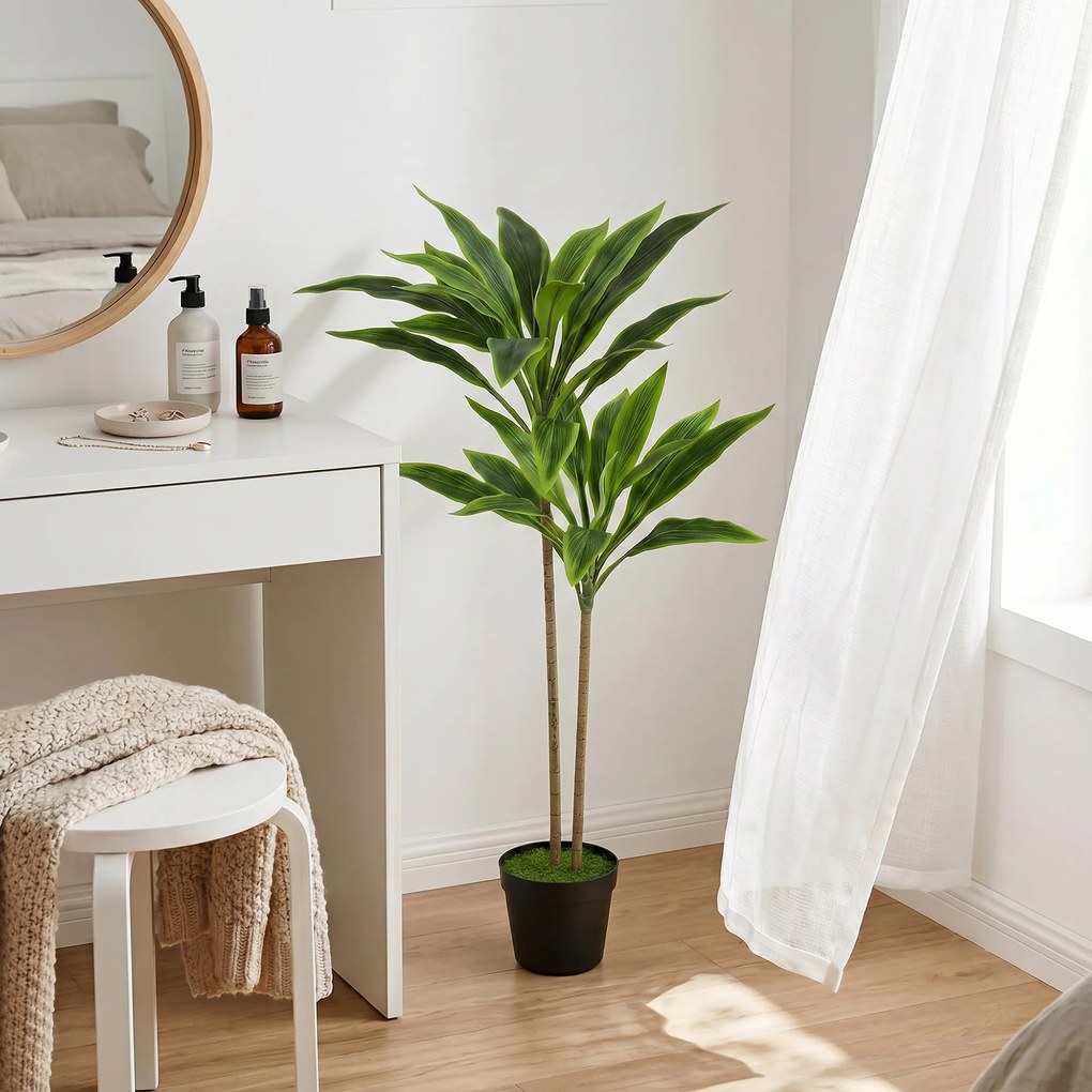 HOMCOM arbori decorativi artificiali mari pentru birouri, intrări, interior, plante decorative false | Aosom Romania