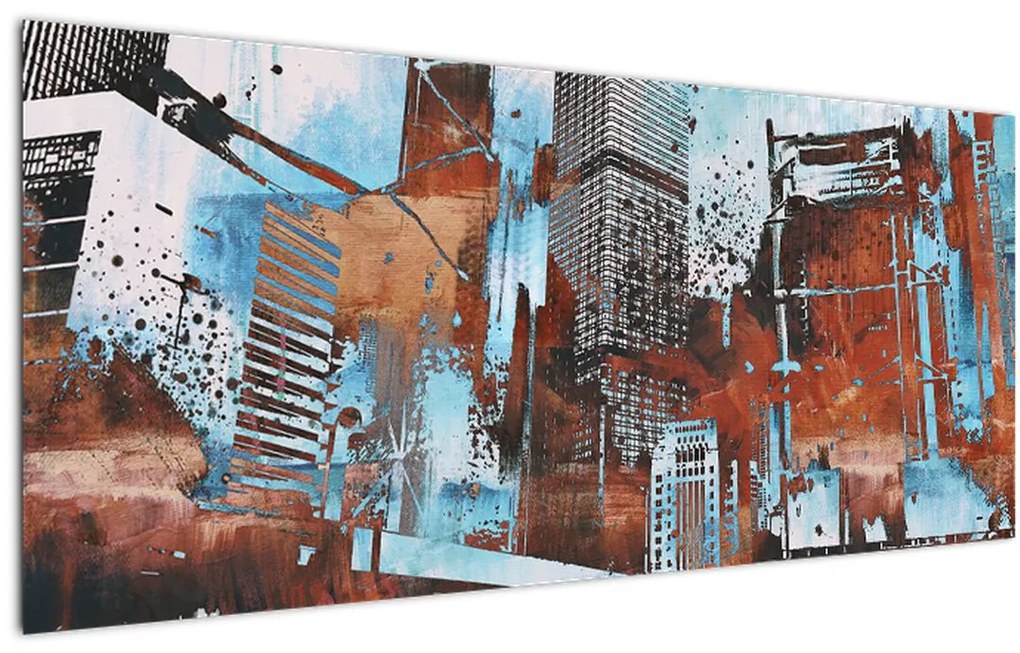 Tablou - Zgârie-nori (120x50 cm)