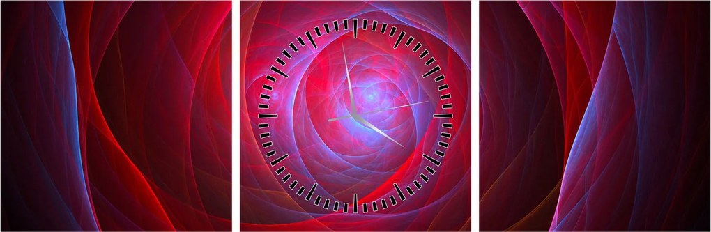 Tabloul abstract cu ochi (cu ceas) (90x30 cm)