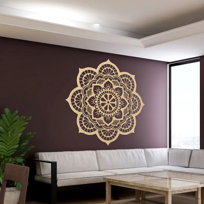 SENTOP | Decorațiune de perete cu simbolismul mandalei, floare de lotus | MYSTICA