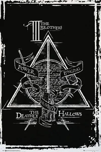 Poster Harry Potter - Deathly Hallows Graphic, (61 x 91.5 cm)