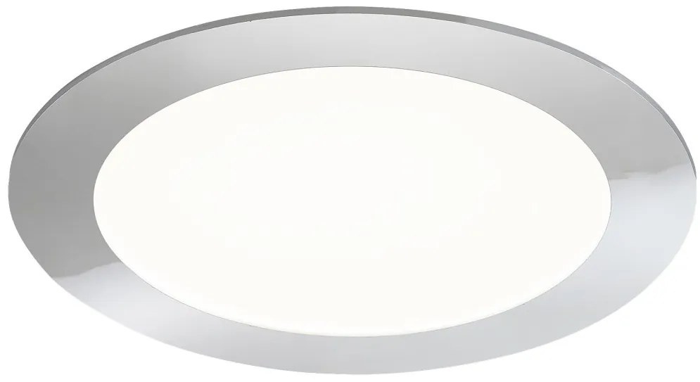Spot incastrabil pentru baie design modern IP44 Lois crom 17cm