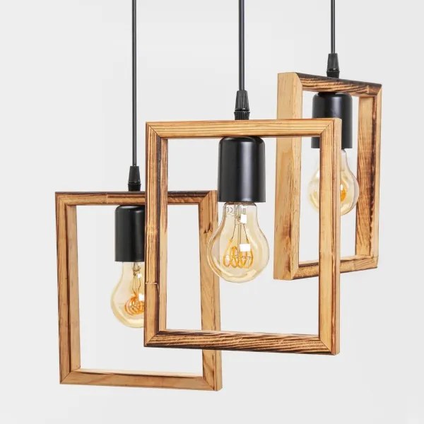 Lustră pe cablu Zuma Line ASZ.1678 ATRIA 3xE27/20W/230V pin/negru