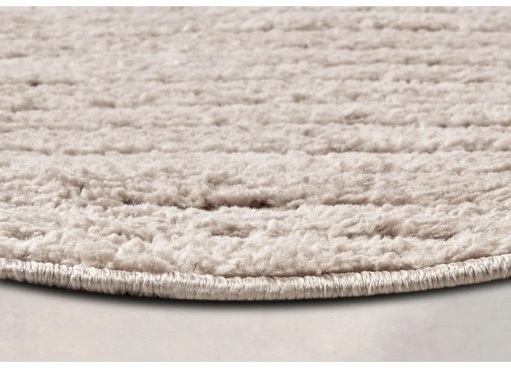 Covor bej rotund ø 200 cm Panglao New York Taupe – Elle Decoration