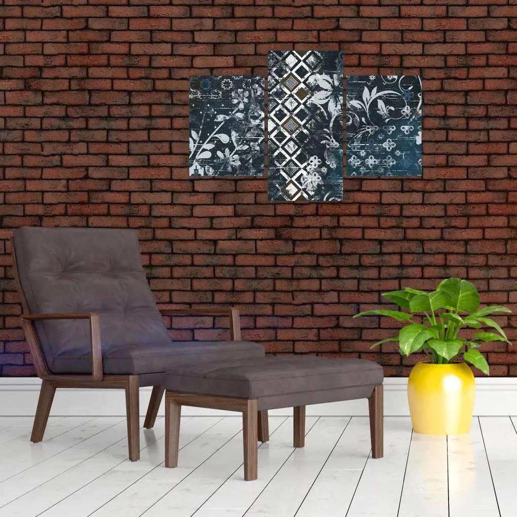 Tablou - Decorațiuni flori (90x60 cm)