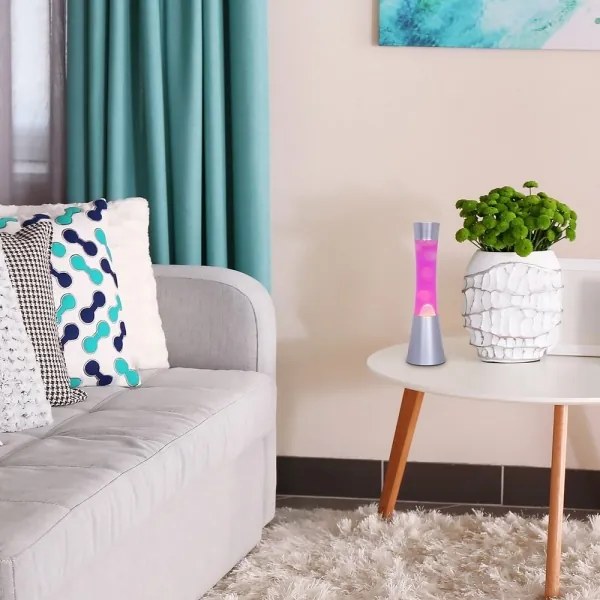 Lampă cu lavă MINKA 1xGY6,35/20W/230V roz Rabalux 7030