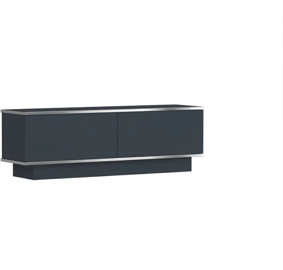 OFERTA Comoda TV ALVIN 135 cm, antracit/argintiu II. calitate