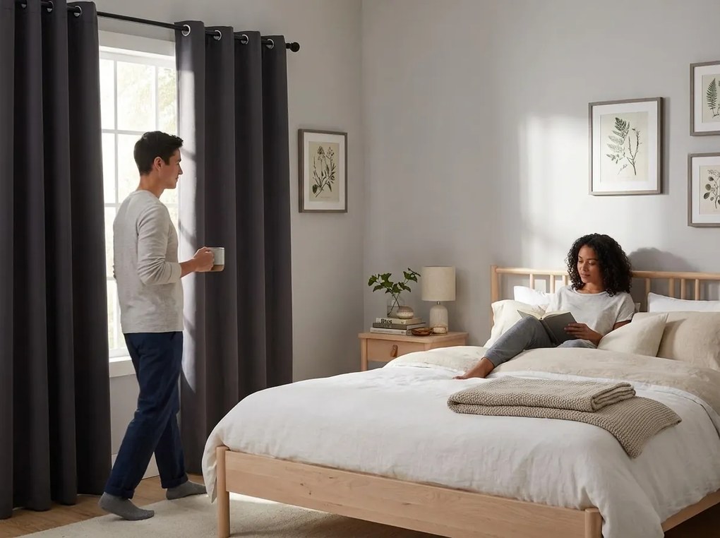 Draperie neagra OXFORD 140x250 cm Agatat: Rejansa