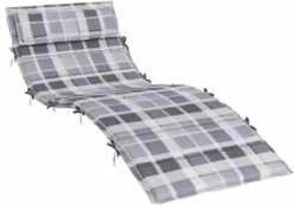 vidaXL Perna de șezlong pentru soare Gri 178 x 60 x 4 cm Tafeta Oxford