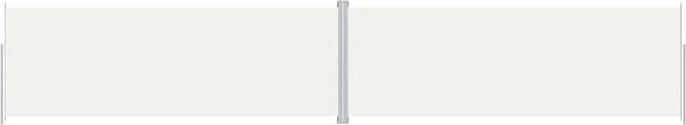 vidaXL Copertină laterală retractabilă, crem, 220x1200 cm