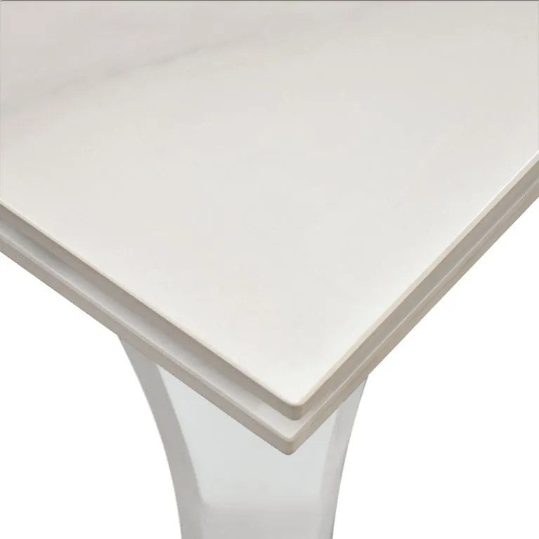 Masă ceramică extensibilă Evelin 140/80 cm + 2 extensii de 40 cm
