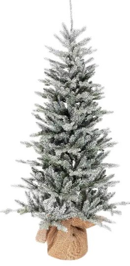 Brad artificial de Crăciun 3D Molid Gheaţă în ghiveci 120cm