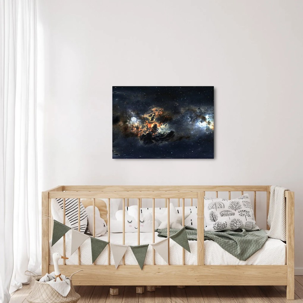 Tablou - Universul cu Nebula (70x50 cm)