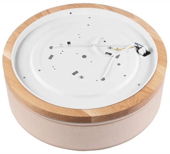 Plafonieră Brilagi BELLADONNA 3xE27/15W/230V d. 50 cm bej/stejar