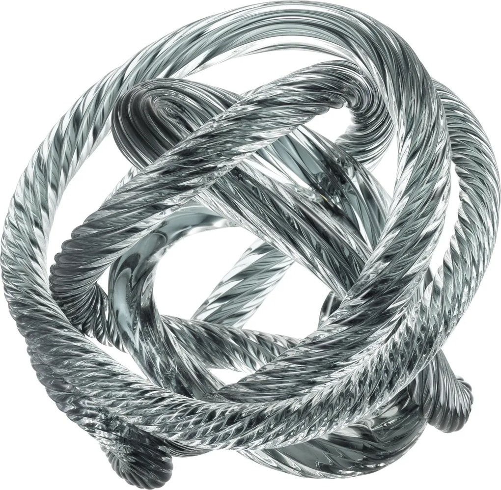 Obiect decorativ LUX Dominico L, diam.20cm gri 113529 HZ