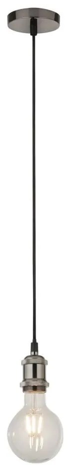 Searchlight 7461SS - Lustră suspendată pe cablu SUSPENSION, 1xE27/60W/230V, argintie