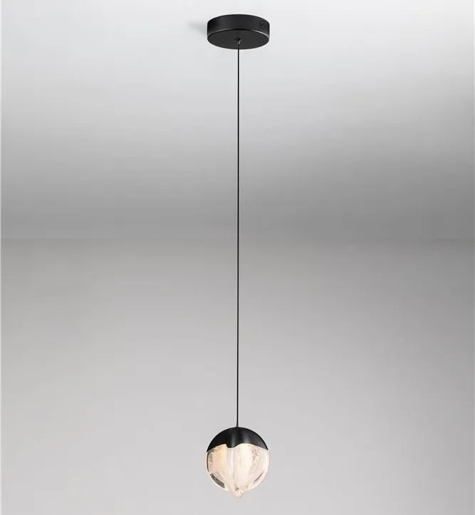 Lustra, Pendul modern LED ALICIA negru