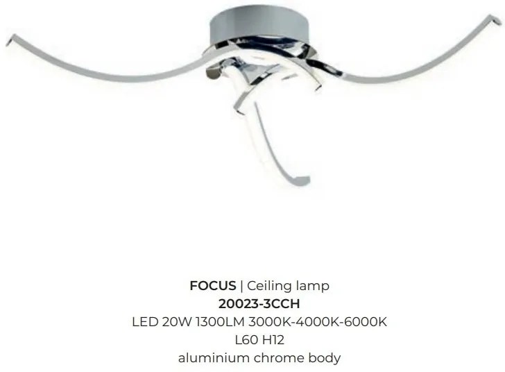 Lustra aplicata LED design modern FOCUS
