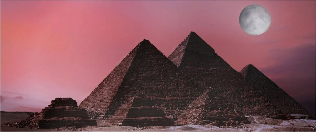 Tablou - Piramidă, Giza, Egipt (120x50 cm)