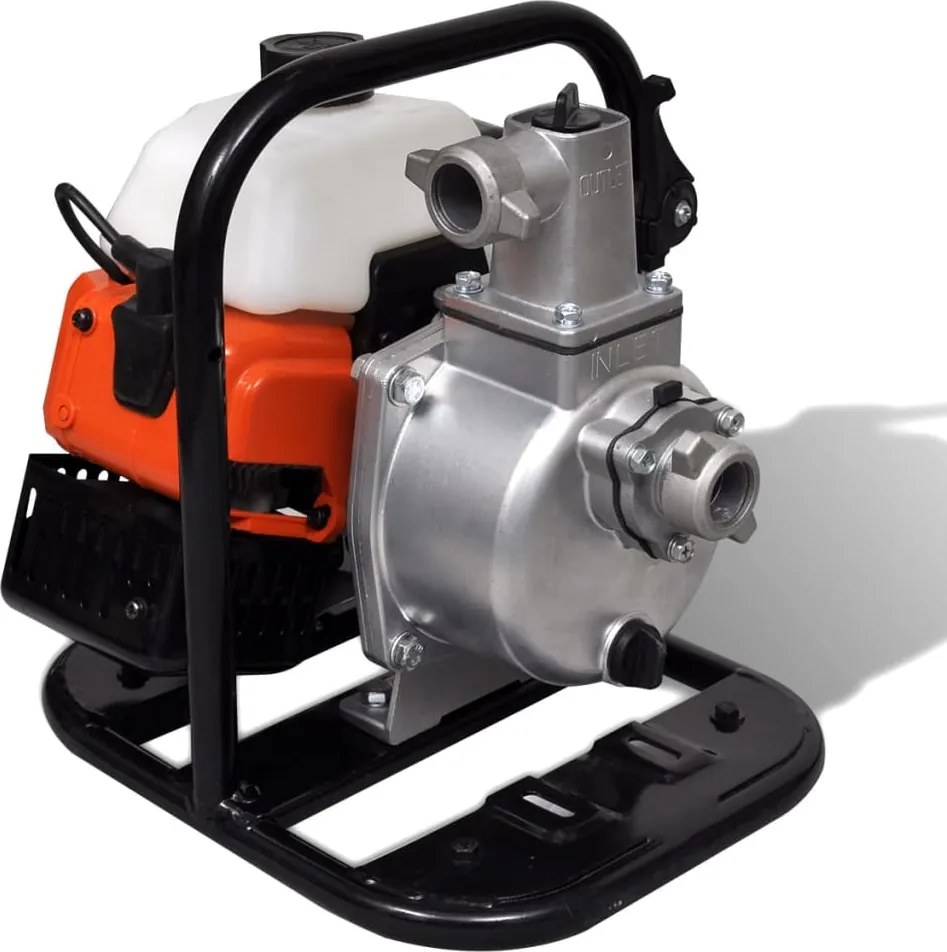 vidaXL Pompă de apă alimentată cu benzină, în 2 timpi, 1,2 kW, 0,95 L
