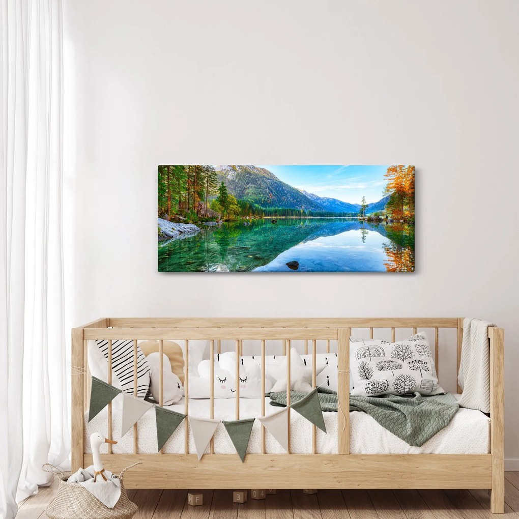 Tablou - Lacul Hintersee (120x50 cm)