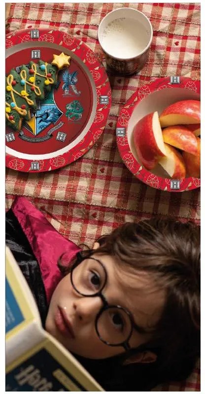 Harry Potter set de masă, set de plastic micro cu cană 350 ml
