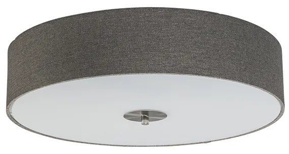 Plafonieră rustică taupe 50 cm - Drum Jute
