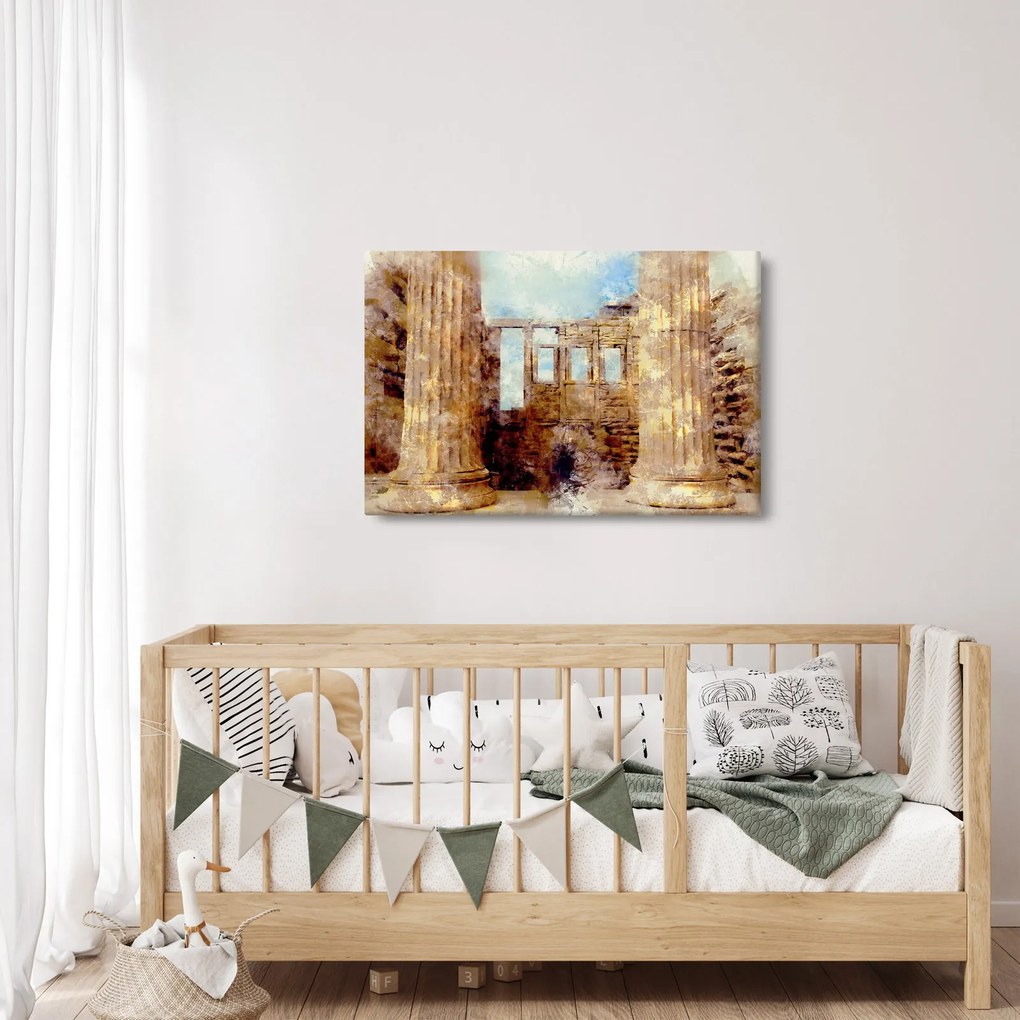 Tablou - Erechtheion, Atena, Grecia (90x60 cm)