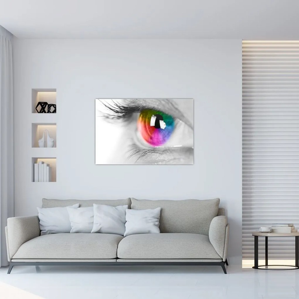 Tablou - Iris din ochi (90x60 cm)
