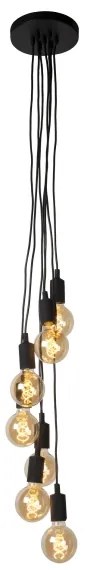 Lustră pe cablu FIX MULTIPLE 7xE27/60W/230V Lucide 08408/07/30