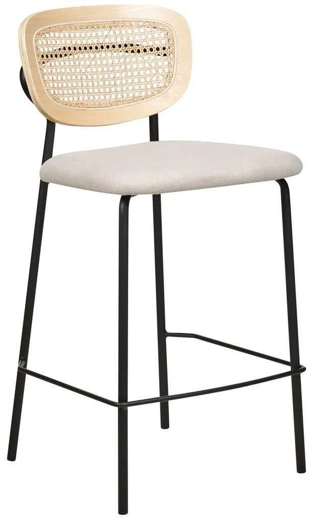 Set 2buc scaune tip bar Mayza (natural). 1081314