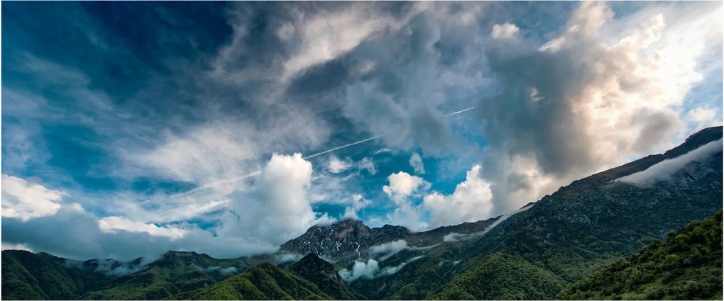 Tablou cu munții (120x50 cm)