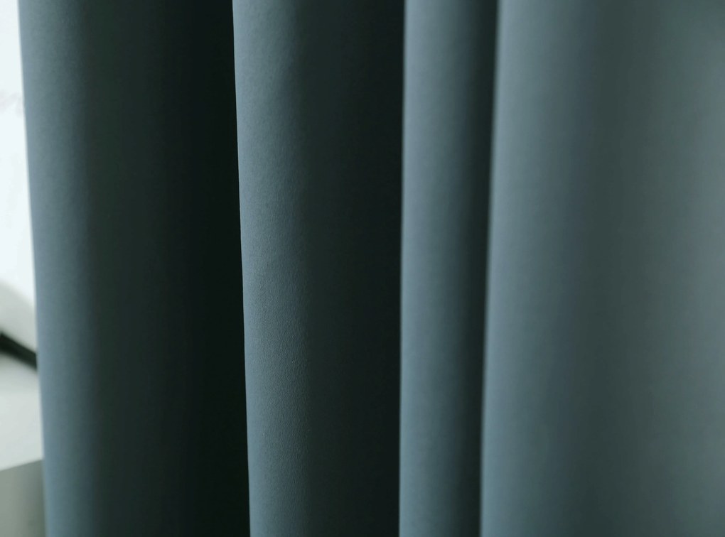 Draperie OXFORD albastru-verde 140x250 cm Agatat: Rejansa