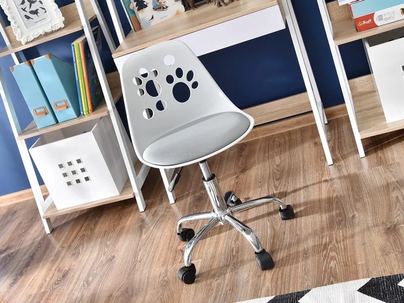 Scaun pentru copii Footy (gri + crom). Promo -28%. 1109920