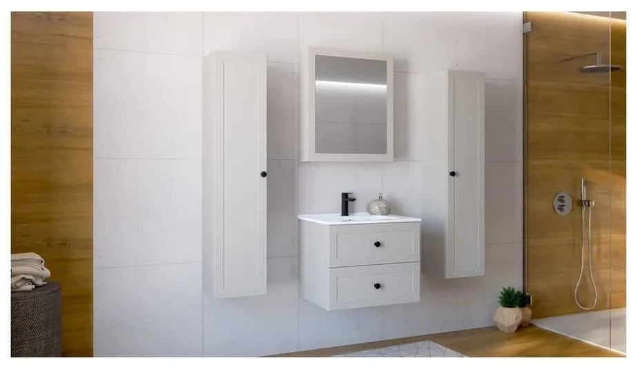Dulap sub lavoar Bondi 60 cm, crem