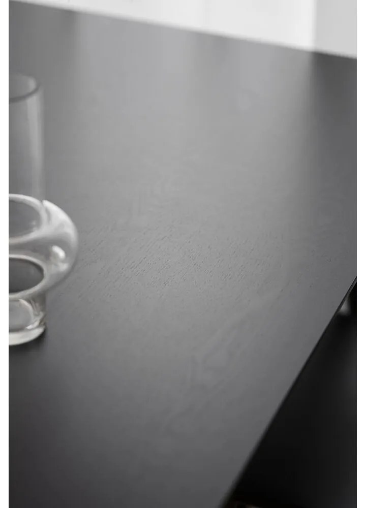 Masă de dining Rowico Lotta, 140 x 90 cm, negru