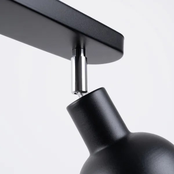 Spot Sollux SL.1317 ELBA 2xE27/15W/230V negru