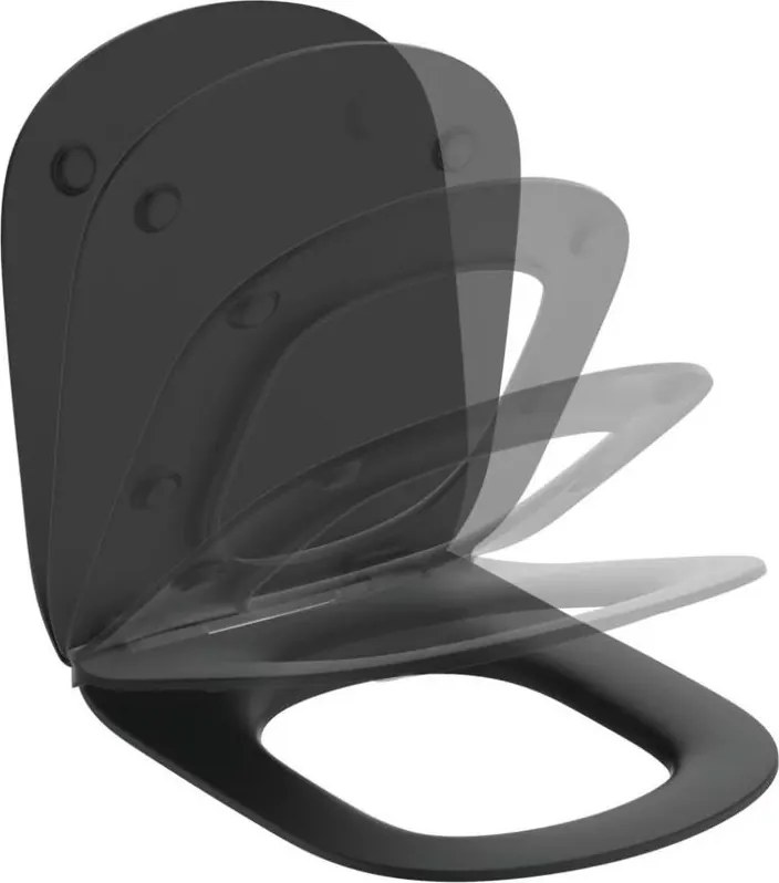Capac wc slim softclose Ideal Standard Tesi negru mat