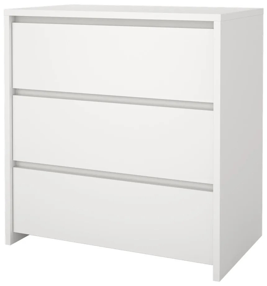 Comodă albă 80x84x48 cm Next – Tvilum