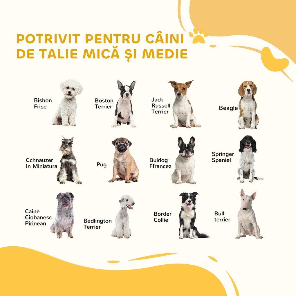 PawHut Gard Extensibil pentru Câini, Gard de Siguranță pentru Animale cu Ușă și 2 Panouri, Picioare Triangulare, 112-159x70 cm, Lemn Natural | Aosom Romania
