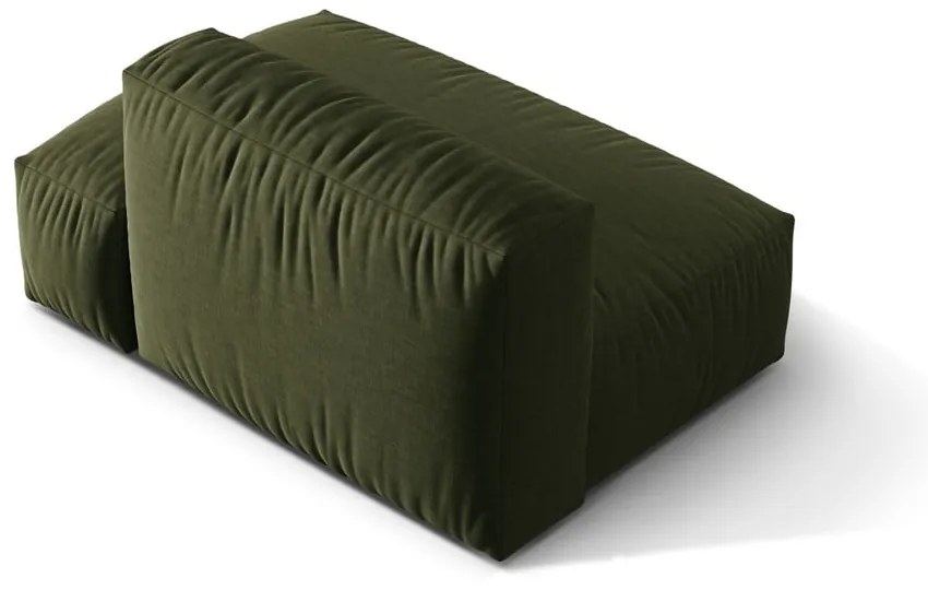 Modul pentru canapea modulară verde (cu colț pe partea dreaptă) Martina – Micadoni Home