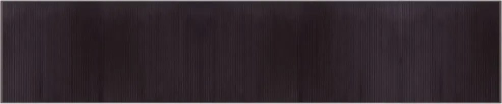 vidaXL Covor dreptunghiular, maro închis, 100x500 cm, bambus