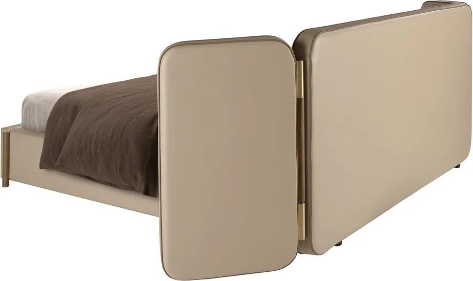 Pat dublu tapitat design LUX Mink 180x200cm