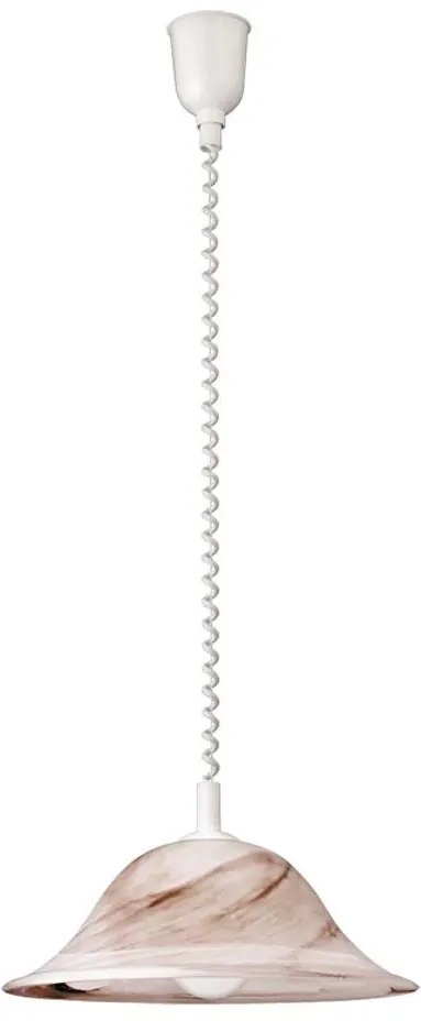Rabalux 3954 - Lustră ALABASTRO 1xE27/60W/230V sticlă de alabastru