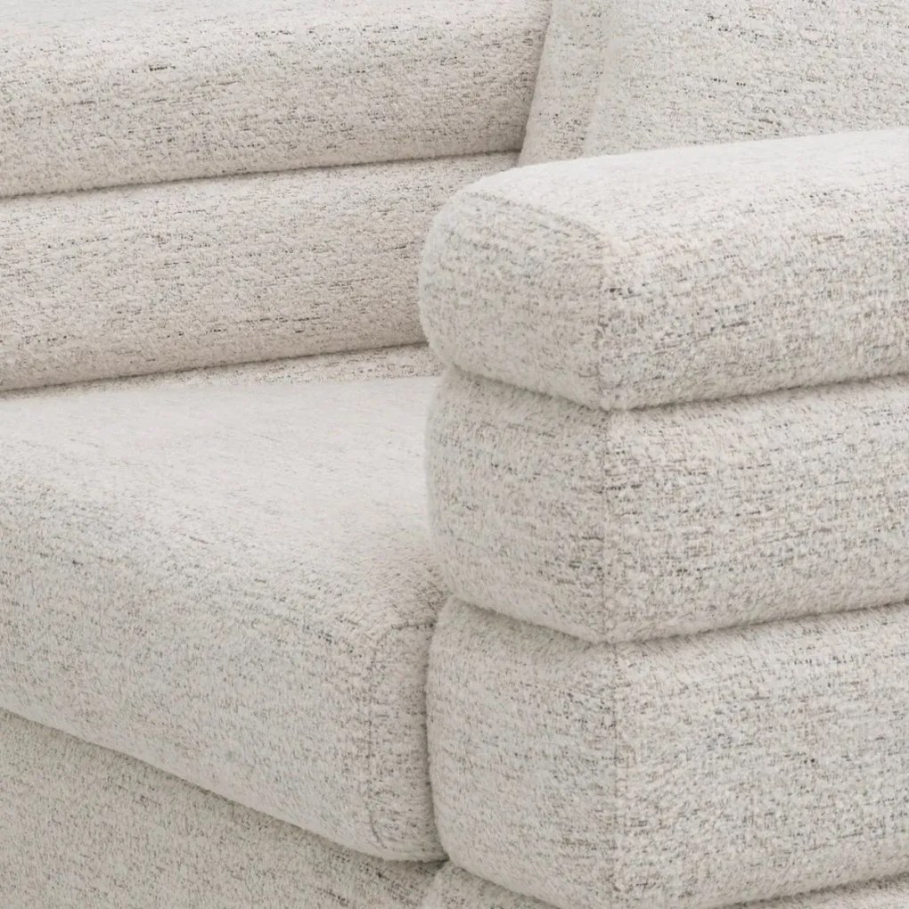 Fotoliu design LUX York, Seashell off-white